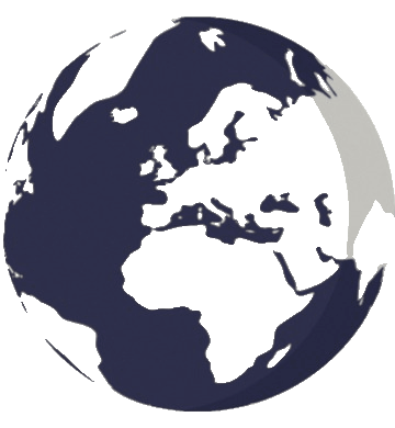 rotating globe of the world